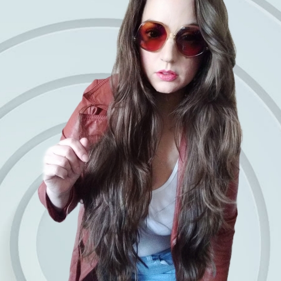 Vintage Leather Trench Coat Open Tie Close Burnt Orange by  P.B.D. International - Picture 14 of 14